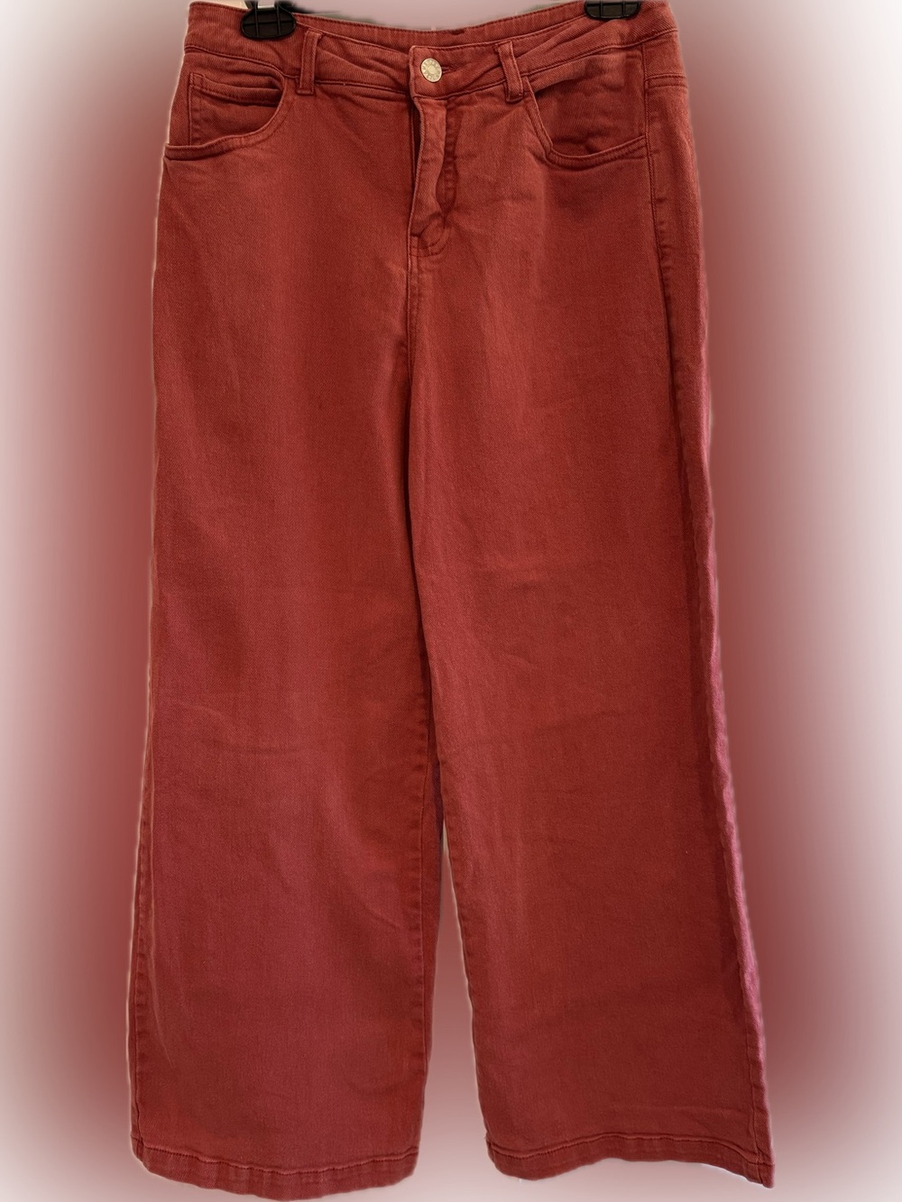 Entro Wide-Leg Pants Faded Brick Red Medium